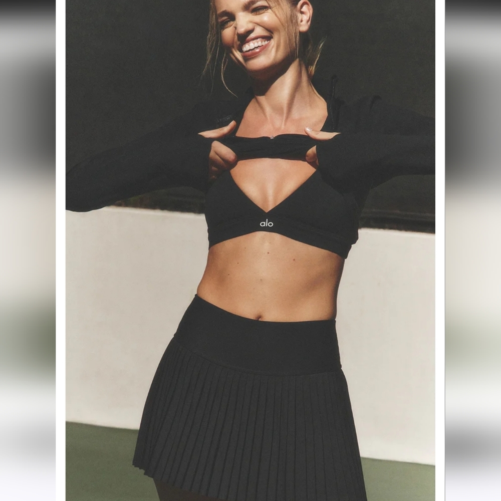 ALO Yoga Black Mini Skirt